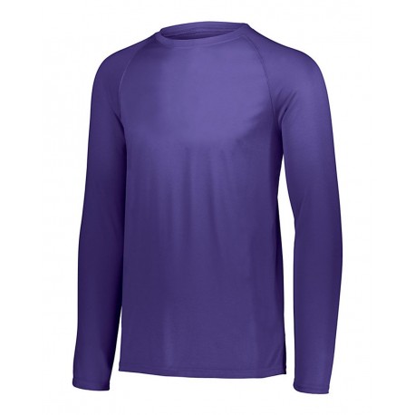 2795 Augusta Sportswear 2795 Attain Color Secure Performance Long Sleeve T-Shirt PURPLE
