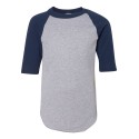4421 Augusta Sportswear Athletic Heather/ Navy