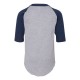 4421 Augusta Sportswear Athletic Heather/ Navy