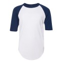 4421 Augusta Sportswear WHITE/ NAVY