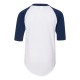 4421 Augusta Sportswear WHITE/ NAVY