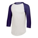 4421 Augusta Sportswear White/ Purple