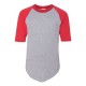 4421 Augusta Sportswear Athletic Heather/ Red