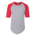 4421 Augusta Sportswear Athletic Heather/ Red