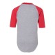 4421 Augusta Sportswear Athletic Heather/ Red