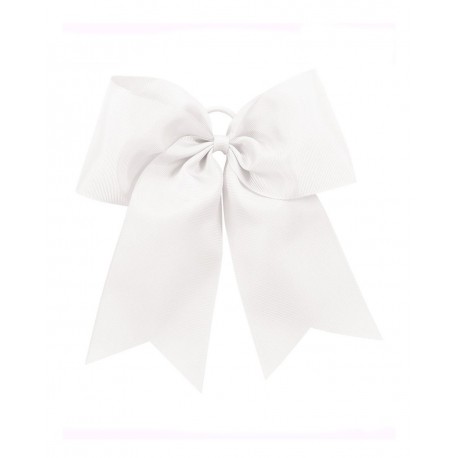 6701 Augusta Sportswear 6701 Cheer Hair Bow WHITE