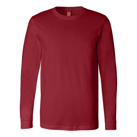 3501 BELLA + CANVAS 3501 Jersey Long Sleeve Tee CARDINAL