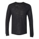 3501 Bella + Canvas SOLID BLACK SLUB