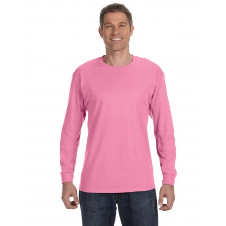 29L Jerzees 29L Adult Dri-Power Active Long-Sleeve T-Shirt AZALEA