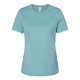 6400CVC Bella + Canvas Heather Blue Lagoon