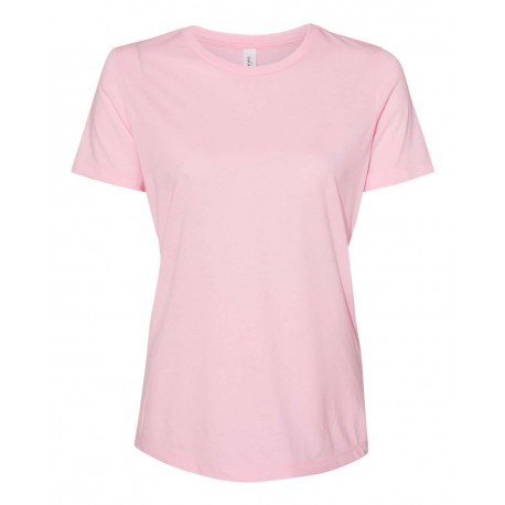 6413 BELLA + CANVAS 6413 Women's Relaxed Fit Triblend Tee PINK TRIBLEND