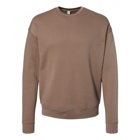 3945 BELLA + CANVAS 3945 Sponge Fleece Drop Shoulder Crewneck Sweatshirt VINTAGE BROWN