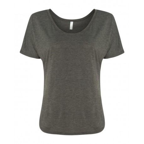 8816 BELLA + CANVAS 8816 Women's Slouchy Tee Dark Grey Heather