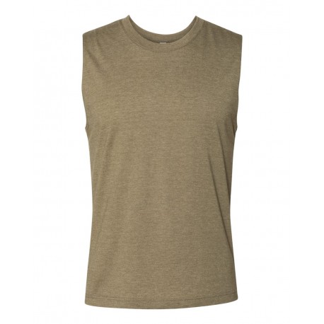 3483 BELLA + CANVAS 3483 Jersey Muscle Tank HEATHER OLIVE
