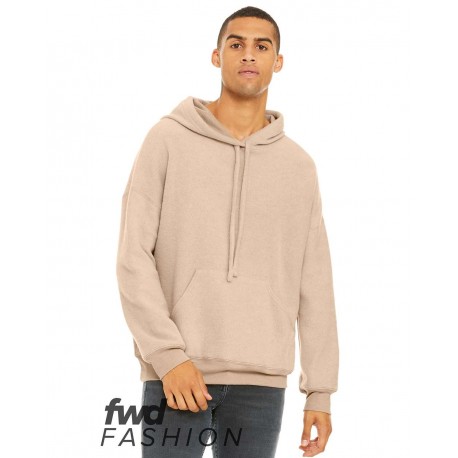 3329 BELLA + CANVAS 3329 FWD Fashion Sueded Fleece Hoodie HEATHER OAT