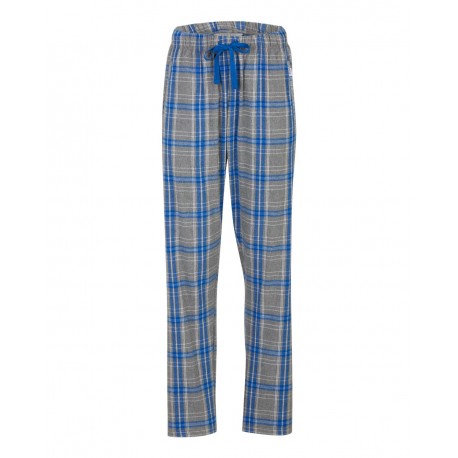 BW6620 Boxercraft BW6620 Women's Haley Flannel Pants Oxford Heather/ Royal Kingston