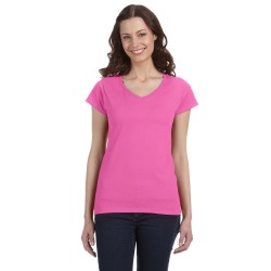 Gildan G64VL Ladies' Softstyle Fitted V-Neck T-Shirt