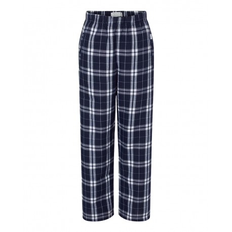 BY6624 Boxercraft BY6624 Youth Flannel Pants NAVY/ SILVER