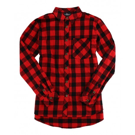 F50 Boxercraft F50 Women's Flannel Shirt Red/ Black Buffalo
