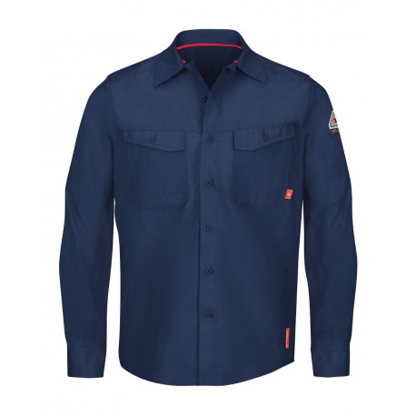 QS40 Bulwark QS40 iQ Series Endurance Work Shirt NAVY
