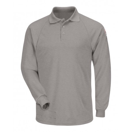 SMP2 Bulwark SMP2 Classic Long Sleeve Polo - CoolTouch2 GREY