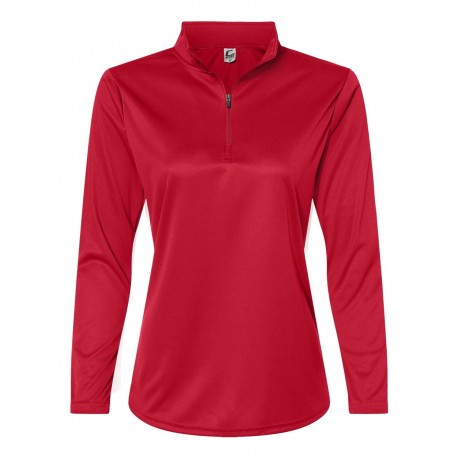 5602 C2 Sport 5602 Women's Quarter-Zip Pullover RED
