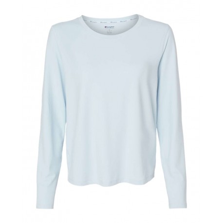 CHP140 Champion CHP140 Women's Sport Soft Touch Long Sleeve T-Shirt COLLAGE BLUE