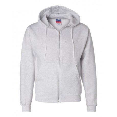 S800 Champion S800 Powerblend Full-Zip Hooded Sweatshirt SILVER GREY