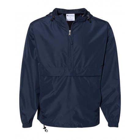 CO200 Champion CO200 Hooded Packable Quarter-Zip Jacket NAVY