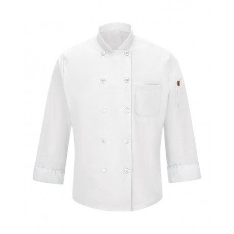 042X Chef Designs 042X Mimix Chef Coat with OilBlok WHITE