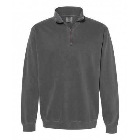 1580 Comfort Colors 1580 Garment-Dyed Quarter Zip Sweatshirt PEPPER