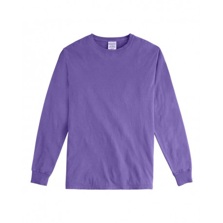 GDH200 ComfortWash by Hanes GDH200 Garment-Dyed Long Sleeve T-Shirt LAVENDER