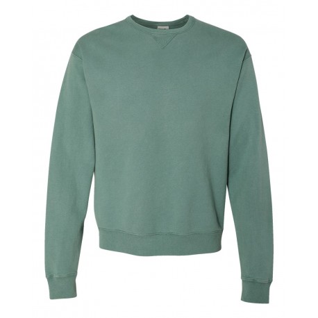 GDH400 ComfortWash by Hanes GDH400 Garment-Dyed Crewneck Sweatshirt CYPRESS GREEN