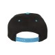110F Flexfit Black/ Teal