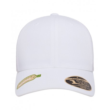 110R Flexfit 110R 110 Recycled Mesh Cap WHITE