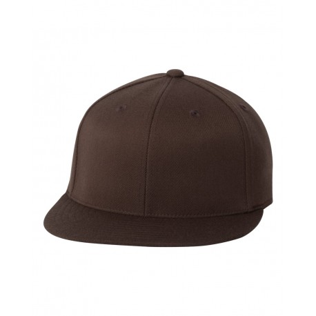 6210FF Flexfit 6210FF 210 Flat Bill Cap BROWN
