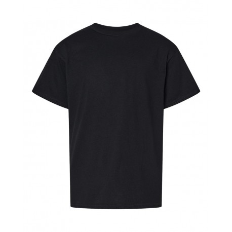 67000B Gildan 67000B Softstyle Youth CVC T-Shirt PITCH BLACK