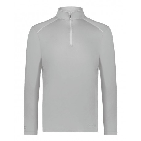 222140 Holloway 222140 CoolCore Quarter-Zip Pullover ATHLETIC GREY