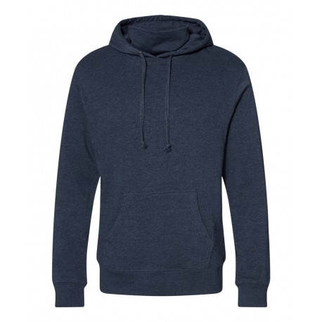 8879 J. America 8879 Gaiter Fleece Hooded Sweatshirt True Navy Heather
