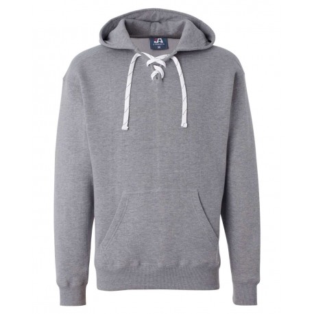 8830 J. America 8830 Sport Lace Hooded Sweatshirt OXFORD