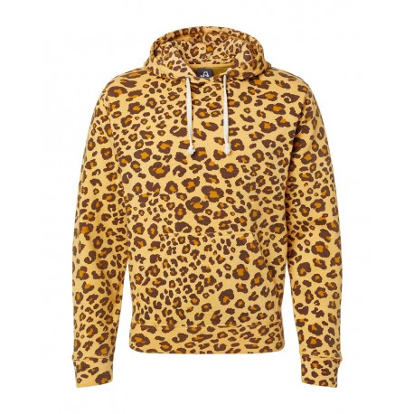8871 J. America 8871 Triblend Fleece Hooded Sweatshirt LEOPARD TRIBLEND