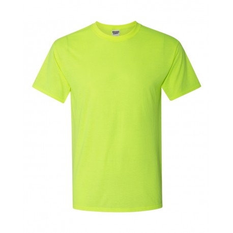 21MR JERZEES 21MR Dri-Power Performance T-Shirt SAFETY GREEN