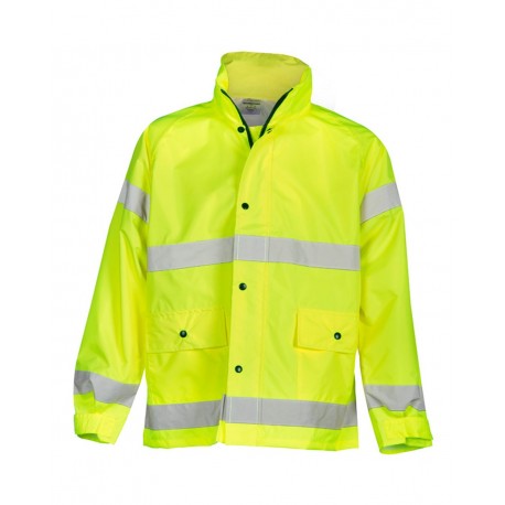 9665J Kishigo 9665J Storm Stopper Rainwear Jacket LIME