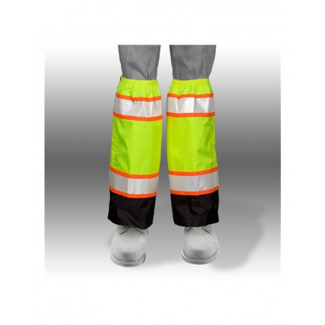 3934-3935 Kishigo 3934-3935 Premium Black Series Waterproof Gaiters LIME