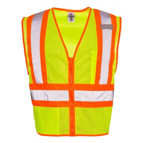 1055-1056 Kishigo 1055-1056 Ultra-Cool Contrasting Mesh Vest LIME