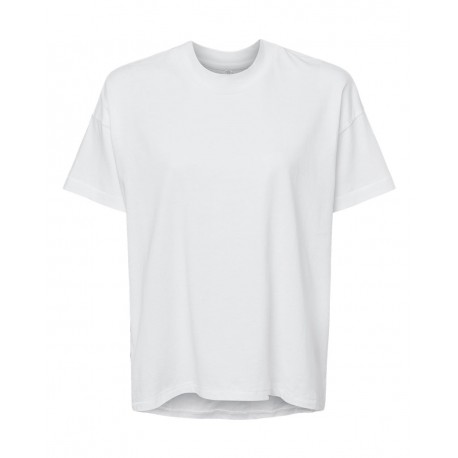 3519 LAT 3519 Women's Hi-Lo Tee WHITE