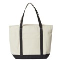 8873 Liberty Bags NATURAL/ BLACK