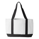 7002 Liberty Bags WHITE/ BLACK