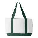 7002 Liberty Bags White/ Forest