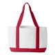 7002 Liberty Bags WHITE/ RED